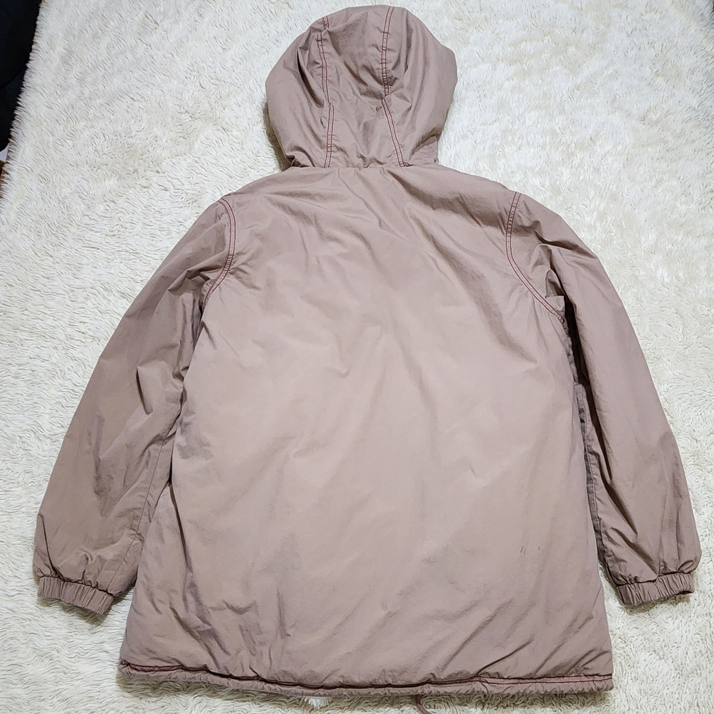FREE PEOPLE Open Range Jacket Dusty Rose Taupe Sz Small Good Condition With FLAW - Picture 5 of 14